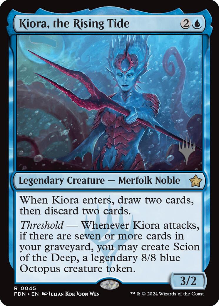 Kiora, the Rising Tide [Edge of Eternities Promo Pack] | Exor Games Summserside