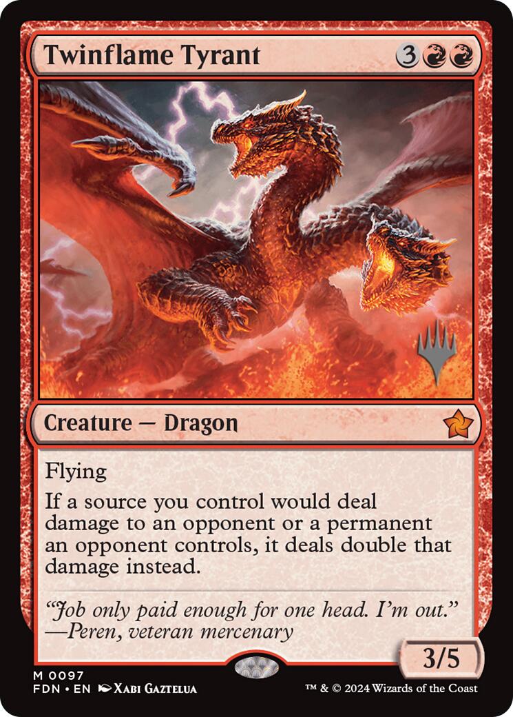 Twinflame Tyrant [Edge of Eternities Promo Pack] | Exor Games Summserside