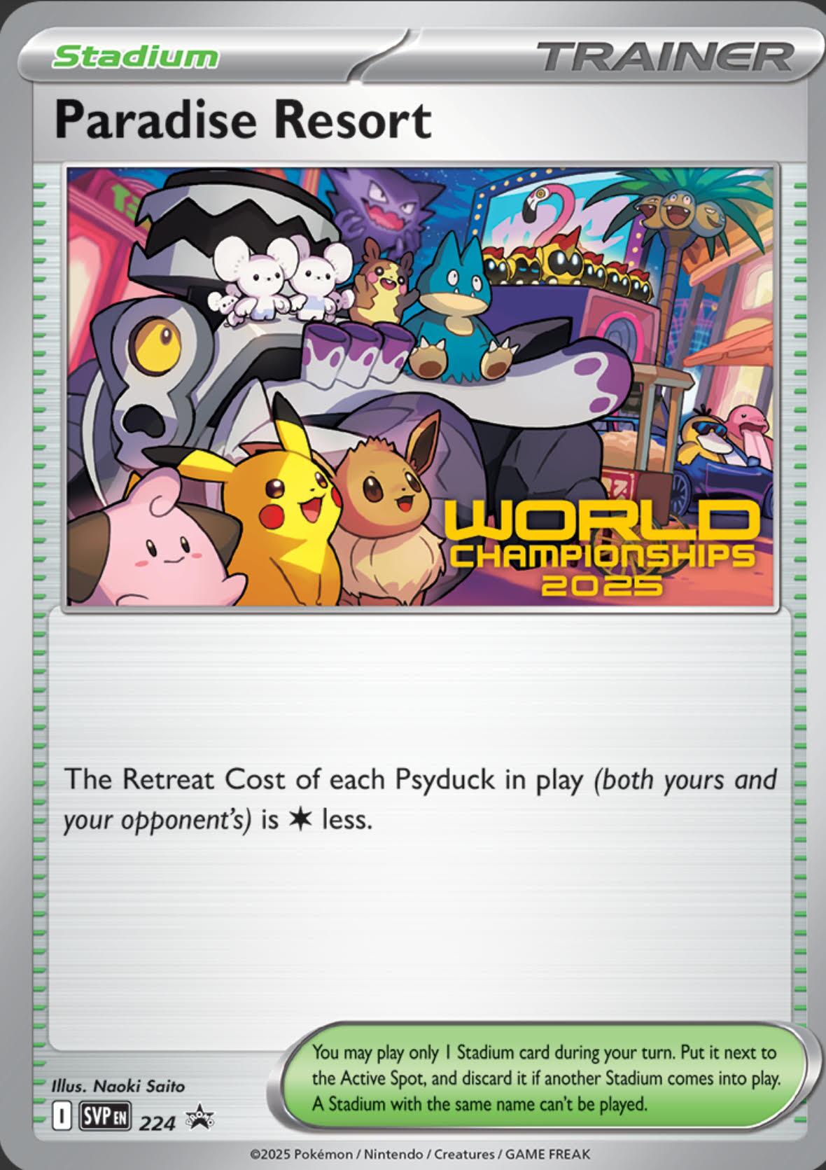 Paradise Resort (224) (World Championships 2025) [Scarlet & Violet: Black Star Promos] | Exor Games Summserside