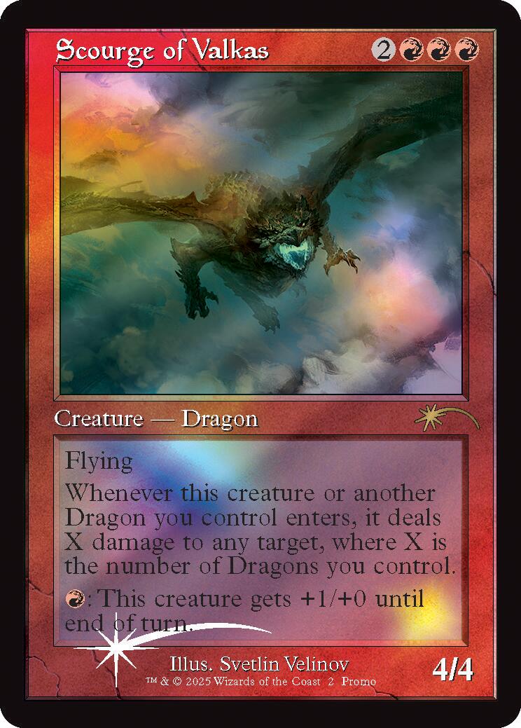 Scourge of Valkas (Retro Frame) [Secret Lair Drop Series] | Exor Games Summserside