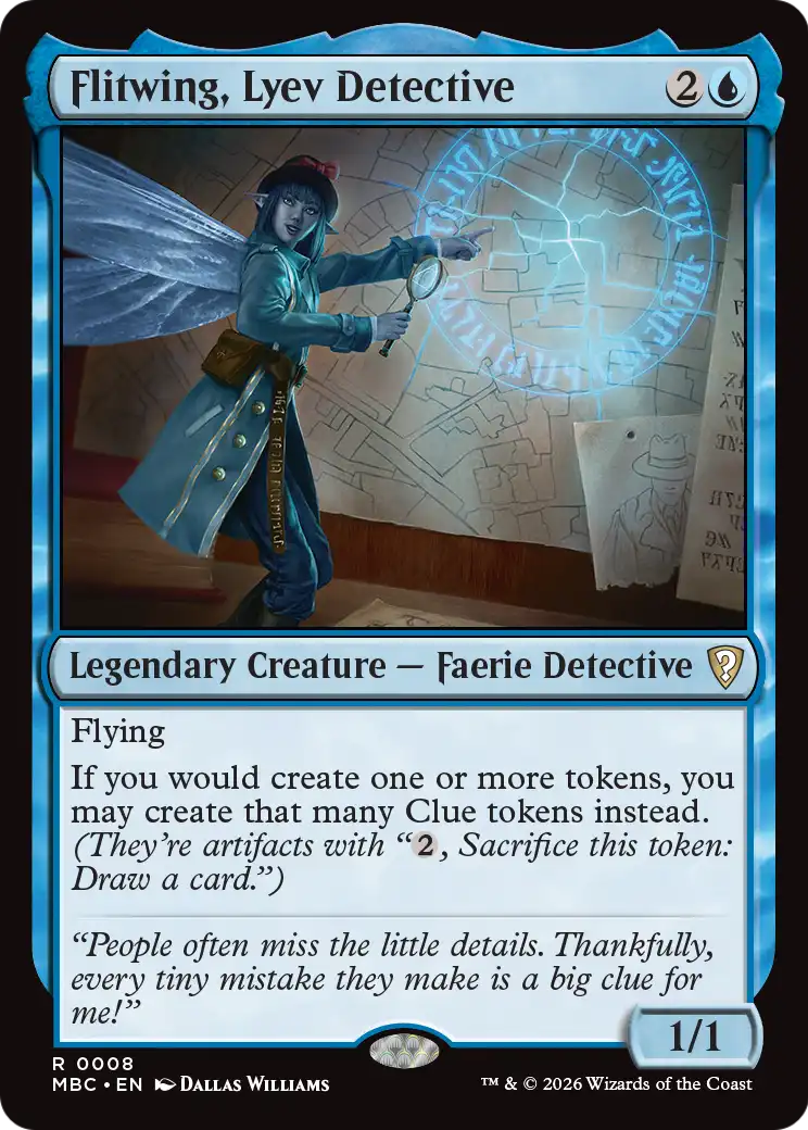 Flitwing, Lyev Detective [Mystery Booster: Commander Edition] | Exor Games Summserside