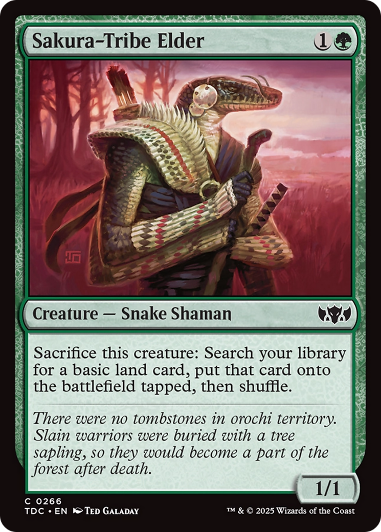 Sakura-Tribe Elder [Tarkir: Dragonstorm Commander] | Exor Games Summserside