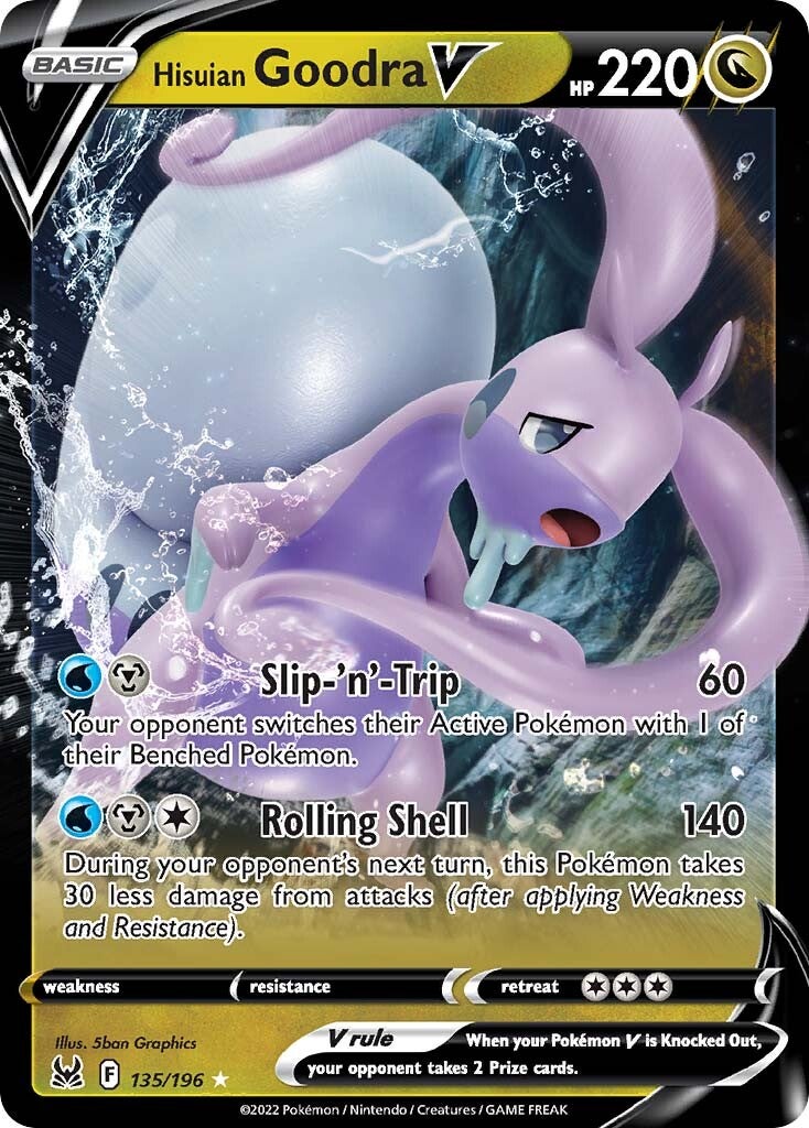 Hisuian Goodra V (135/196) [Sword & Shield: Lost Origin] | Exor Games Summserside