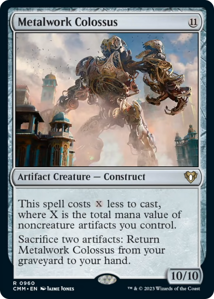 Metalwork Colossus [Commander Masters] | Exor Games Summserside