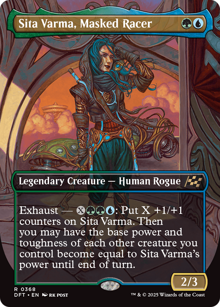Sita Varma, Masked Racer (Borderless) [Aetherdrift] | Exor Games Summserside
