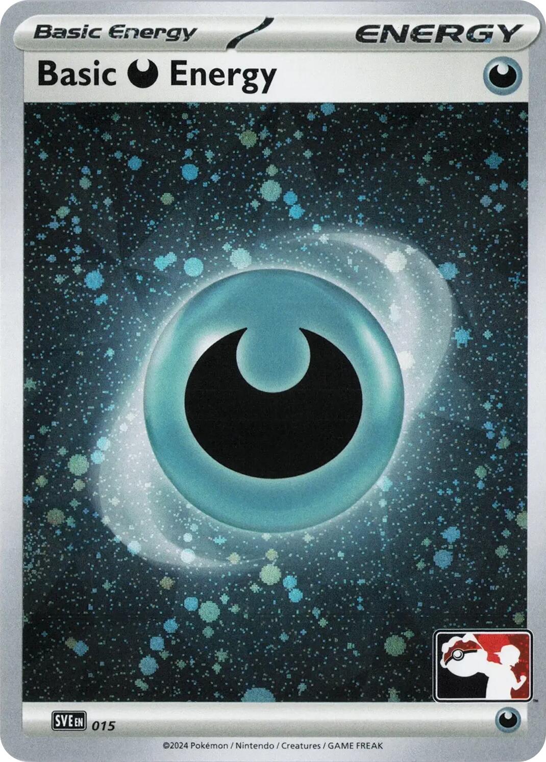 Basic Darkness Energy (015) (Cosmos Holo) [Prize Pack Series Seven] | Exor Games Summserside