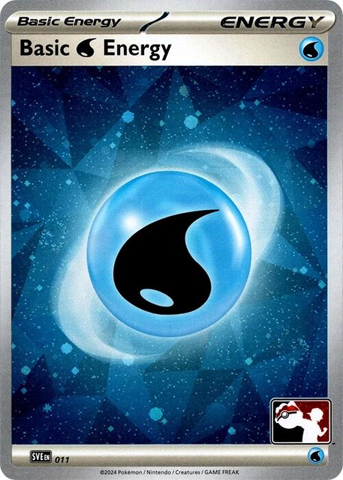Basic Water Energy (011) (Cosmos Holo) [Prize Pack Series Seven] | Exor Games Summserside