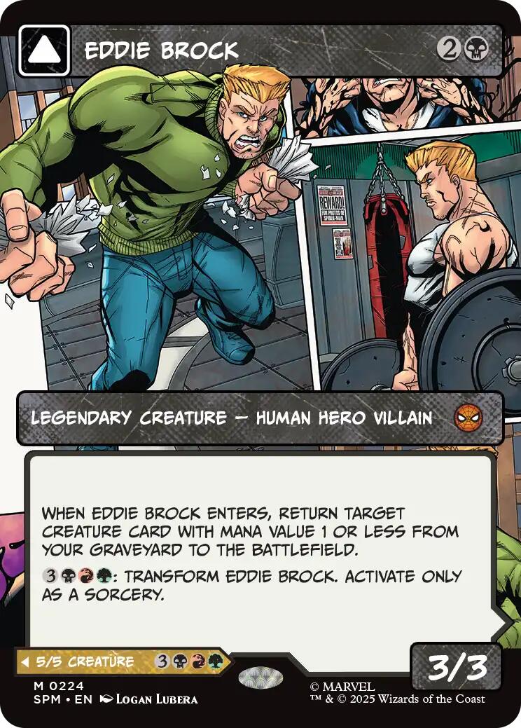 Eddie Brock (0224) (Borderless) [Marvel's Spider-Man] | Exor Games Summserside