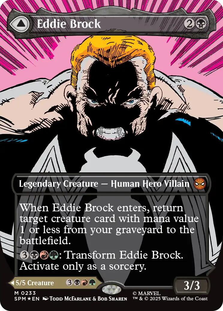 Eddie Brock (0233) (Borderless) [Marvel's Spider-Man] | Exor Games Summserside