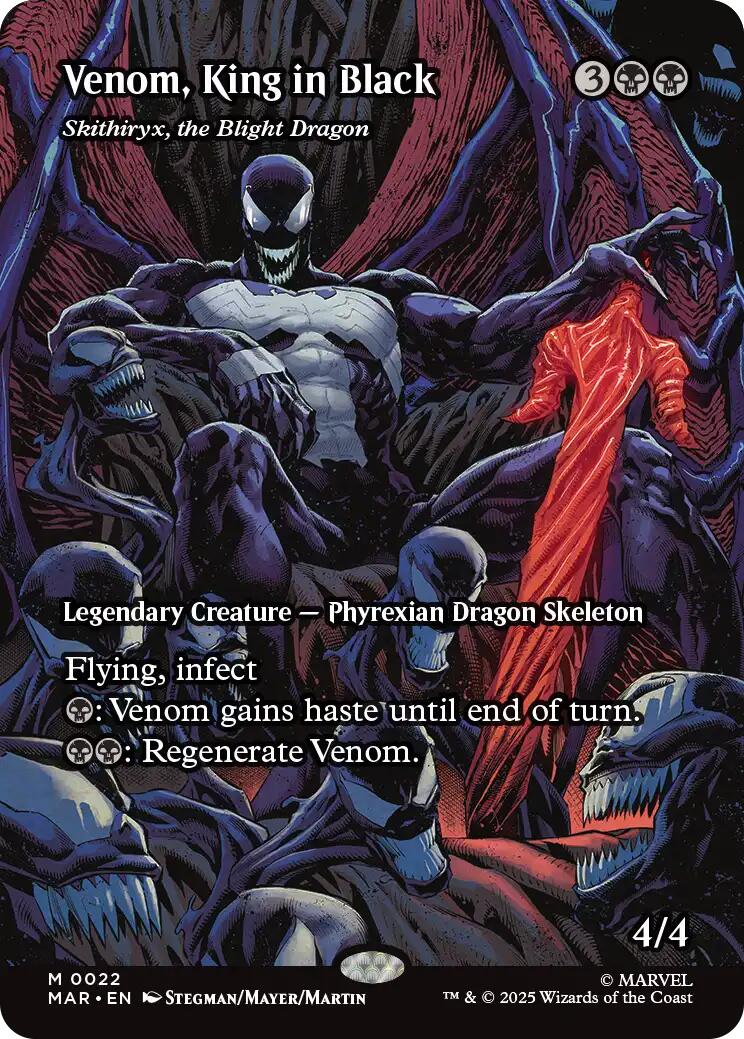Venom, King in Black - Skithiryx, the Blight Dragon (Borderless) [Marvel's Spider-Man: Eternal-Legal] | Exor Games Summserside