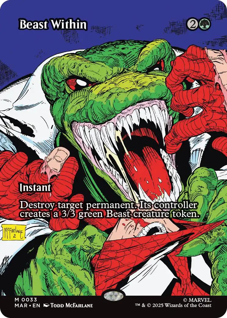 Beast Within (Borderless) [Marvel's Spider-Man: Eternal-Legal] | Exor Games Summserside
