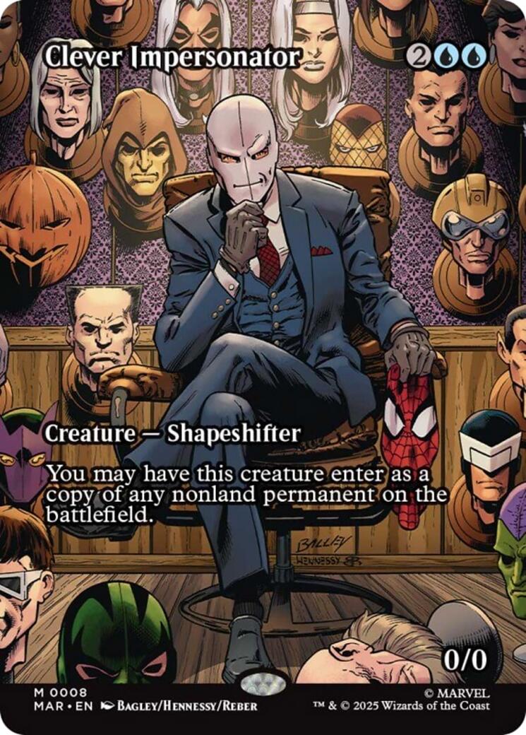 Clever Impersonator (Borderless) [Marvel's Spider-Man: Eternal-Legal] | Exor Games Summserside