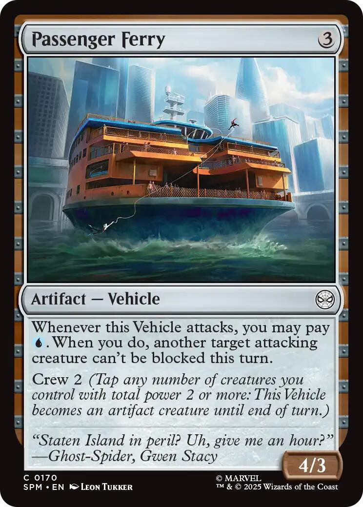 Passeneger Ferry [Marvel's Spider-Man] | Exor Games Summserside