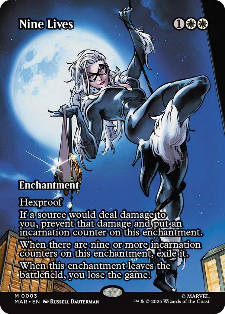 Nine Lives (Borderless) [Marvel's Spider-Man: Eternal-Legal] | Exor Games Summserside