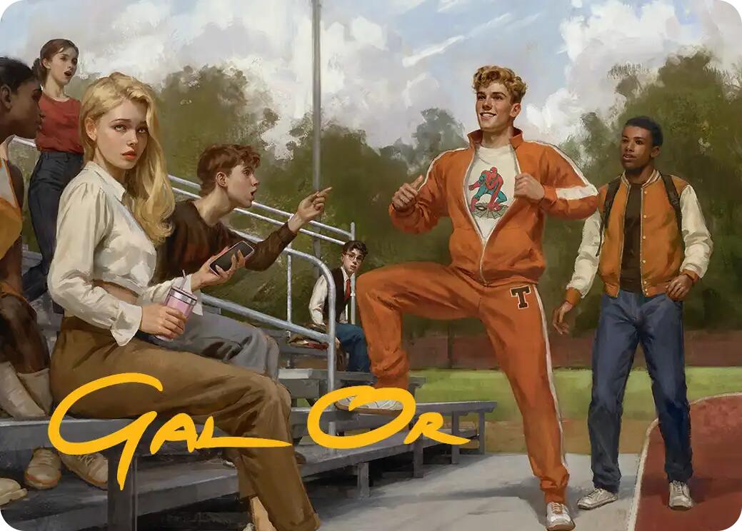 Flash Thompson, Spider-Fan Art Card (Gold-Stamped Signature) [Marvel's Spider-Man Art Series] | Exor Games Summserside