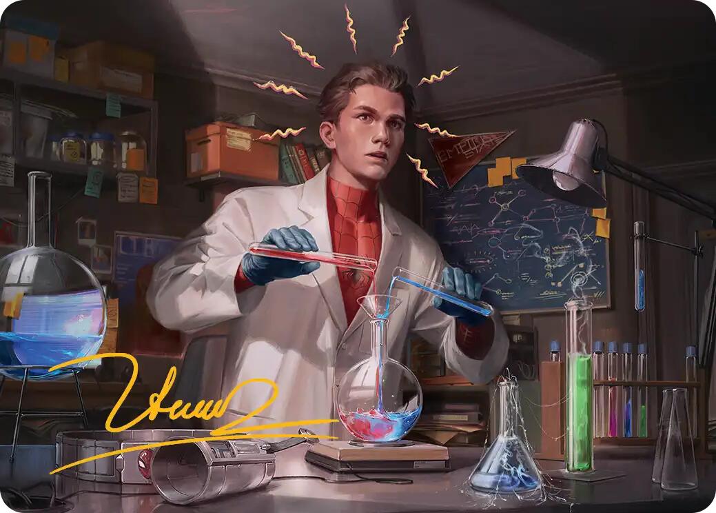 Peter Parker Art Card (3/54) (Gold-Stamped Signature) [Marvel's Spider-Man Art Series] | Exor Games Summserside