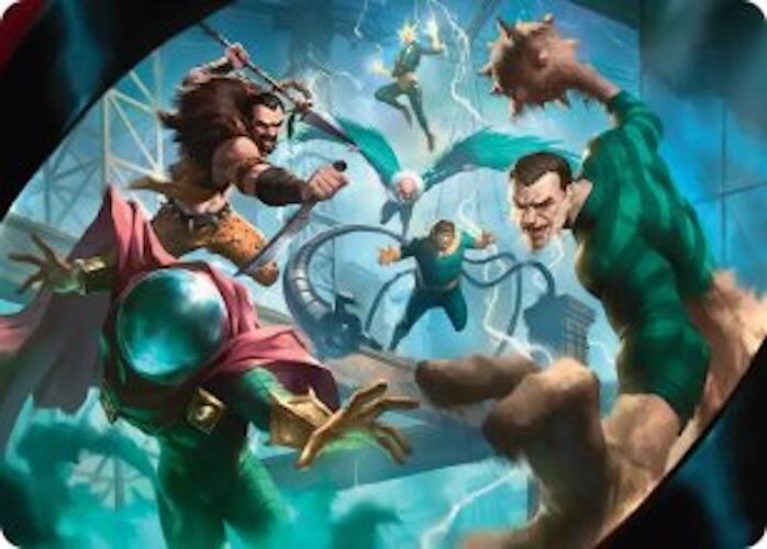 Behold the Sinister Six! Art Card (7/54) [Marvel's Spider-Man Art Series] | Exor Games Summserside