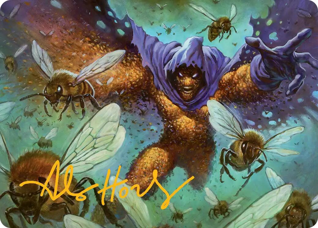 Swarm, Being of Bees Art Card (Gold-Stamped Signature) [Marvel's Spider-Man Art Series] | Exor Games Summserside