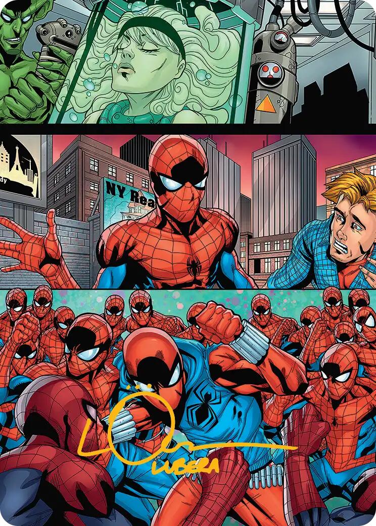 The Clone Saga Art Card (Gold-Stamped Signature) [Marvel's Spider-Man Art Series] | Exor Games Summserside