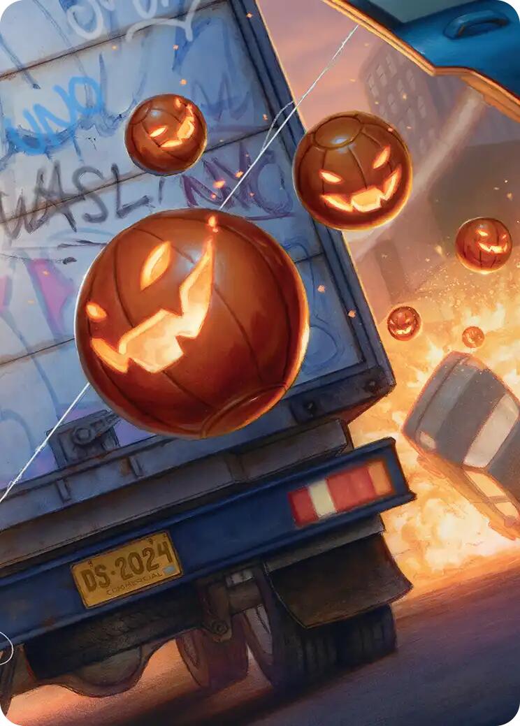 Pumpkin Bombs Art Card [Marvel's Spider-Man Art Series] | Exor Games Summserside