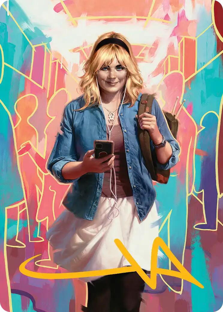Gwen Stacy Art Card (Gold-Stamped Signature) (13/54) [Marvel's Spider-Man Art Series] | Exor Games Summserside