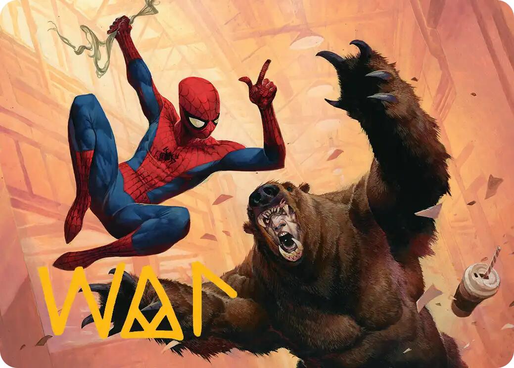 Wisecrack Art Card (Gold-Stamped Signature) [Marvel's Spider-Man Art Series] | Exor Games Summserside