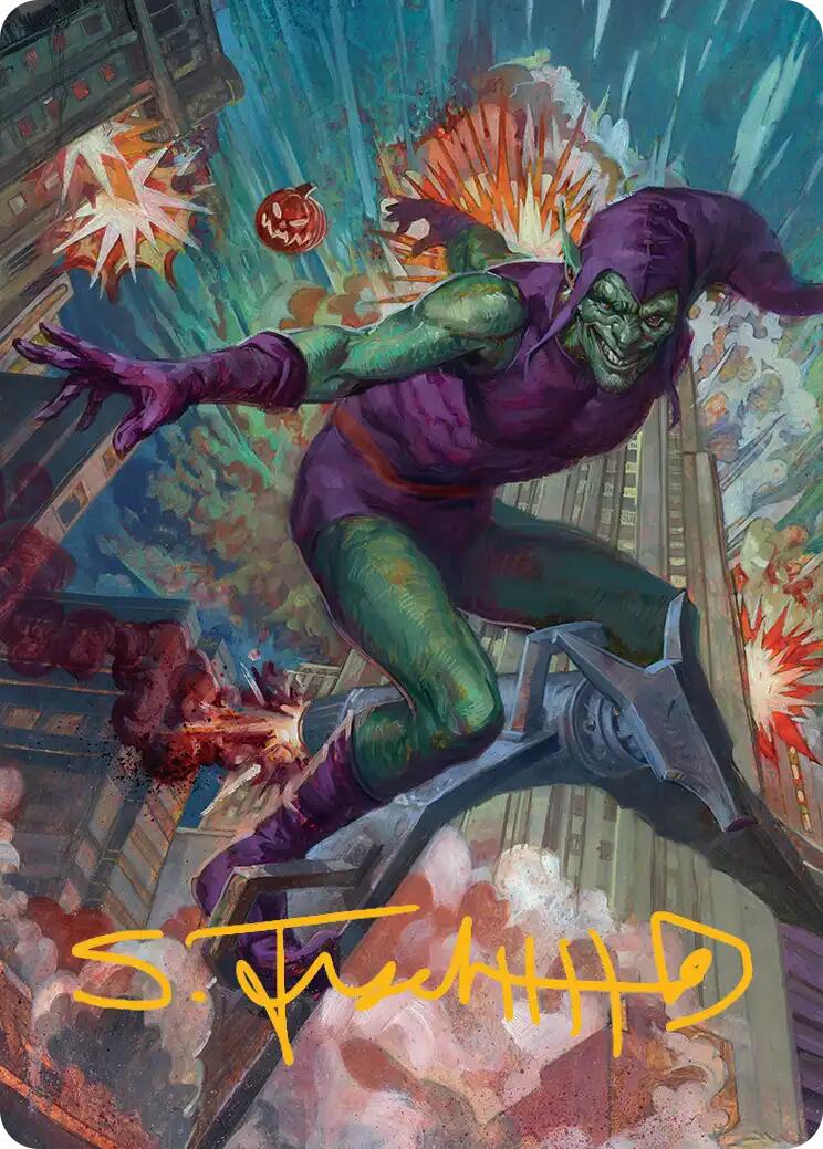 Green Goblin Art Card (26/54) (Gold-Stamped Signature) [Marvel's Spider-Man Art Series] | Exor Games Summserside