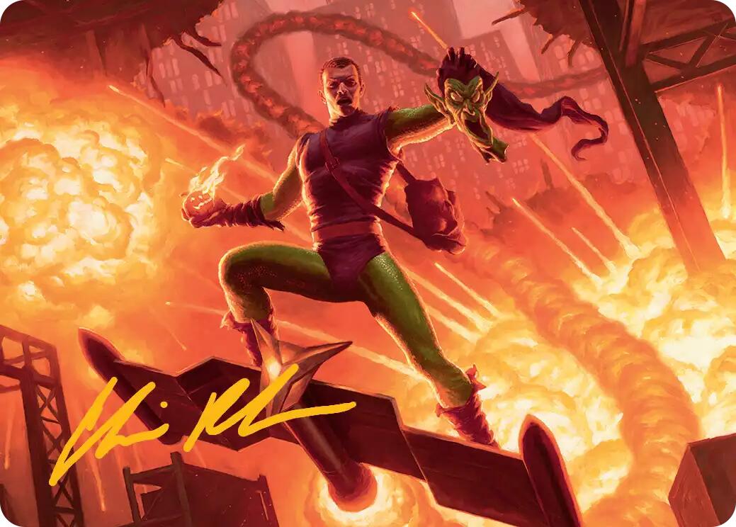 Green Goblin, Revenant Art Card (Gold-Stamped Signature) [Marvel's Spider-Man Art Series] | Exor Games Summserside