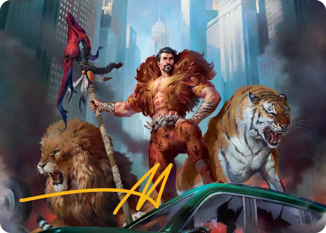 Kraven, Proud Predator Art Card (Gold-Stamped Signature) [Marvel's Spider-Man Art Series] | Exor Games Summserside