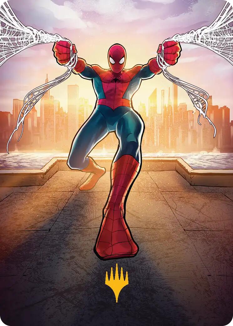 Amazing Spider-Man Art Card (36/54) (Gold-Stamped Planeswalker Symbol) [Marvel's Spider-Man Art Series] | Exor Games Summserside