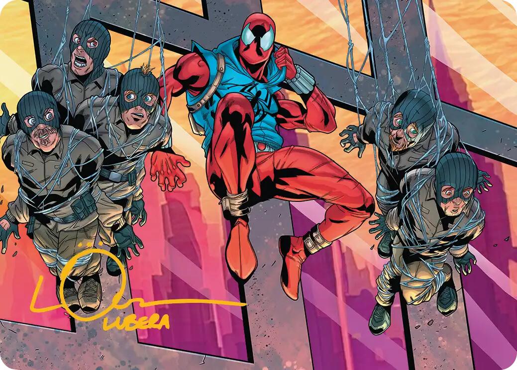 Scarlet Spider, Ben Reilly Art Card (Gold-Stamped Signature) [Marvel's Spider-Man Art Series] | Exor Games Summserside