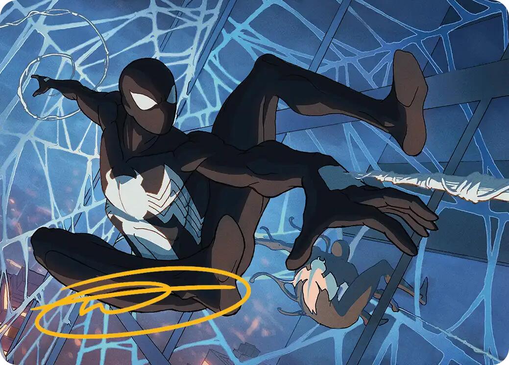 Symbiote Spider-Man Art Card (Gold-Stamped Signature) [Marvel's Spider-Man Art Series] | Exor Games Summserside