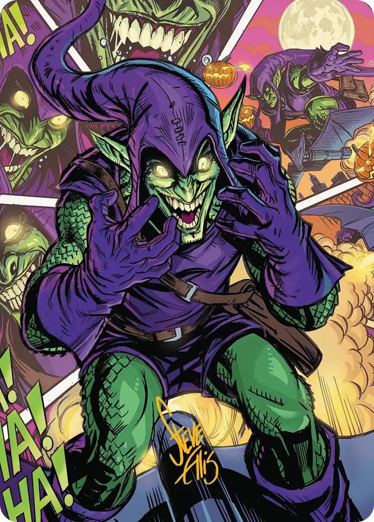 Green Goblin Art Card (49/54) (Gold-Stamped Signature) [Marvel's Spider-Man Art Series] | Exor Games Summserside