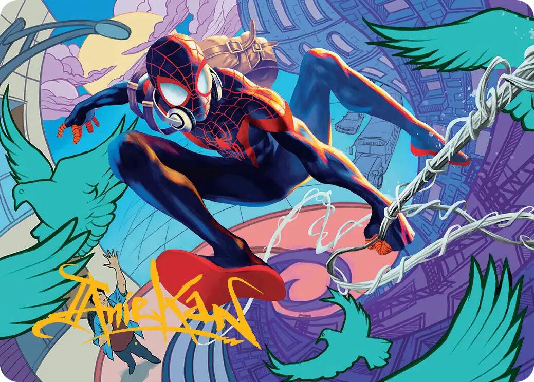 Spider-Man, Brooklyn Visionary Art Card (Gold-Stamped Signature) [Marvel's Spider-Man Art Series] | Exor Games Summserside