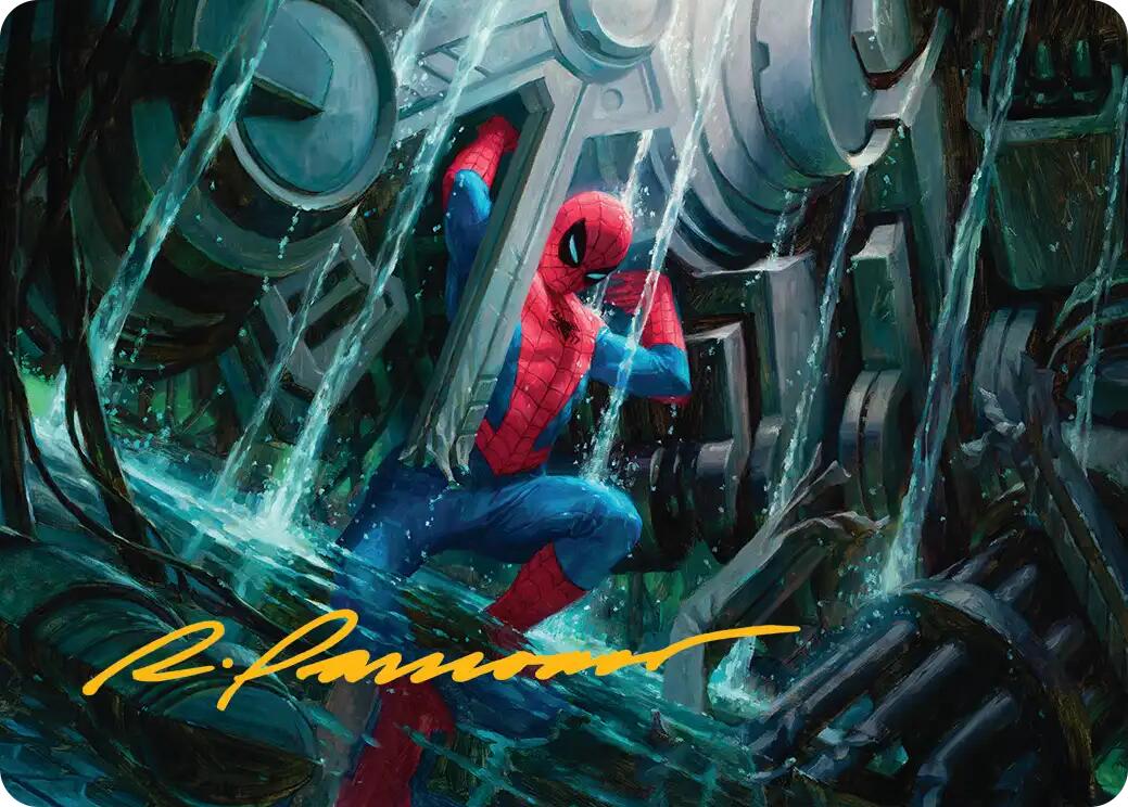 Strength of Will Art Card (Gold-Stamped Signature) [Marvel's Spider-Man Art Series] | Exor Games Summserside