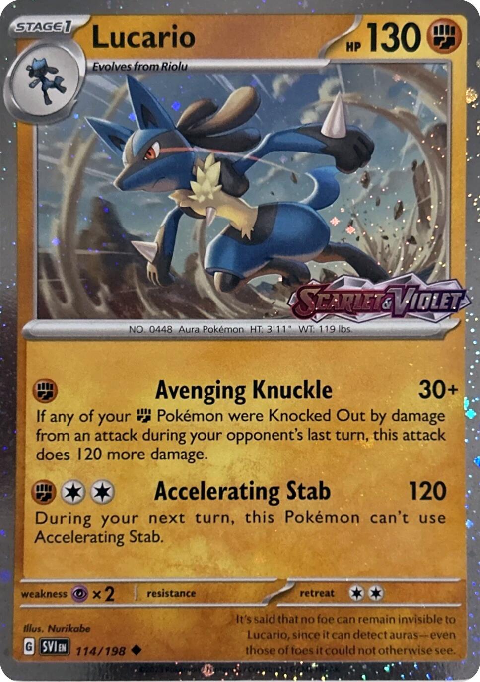 Lucario (114/198) (Scarely & Violet Stamp) [Miscellaneous Cards] | Exor Games Summserside