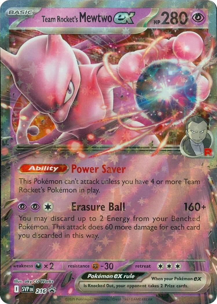 Team Rocket's Mewtwo ex (216) [Scarlet & Violet: Black Star Promos] | Exor Games Summserside