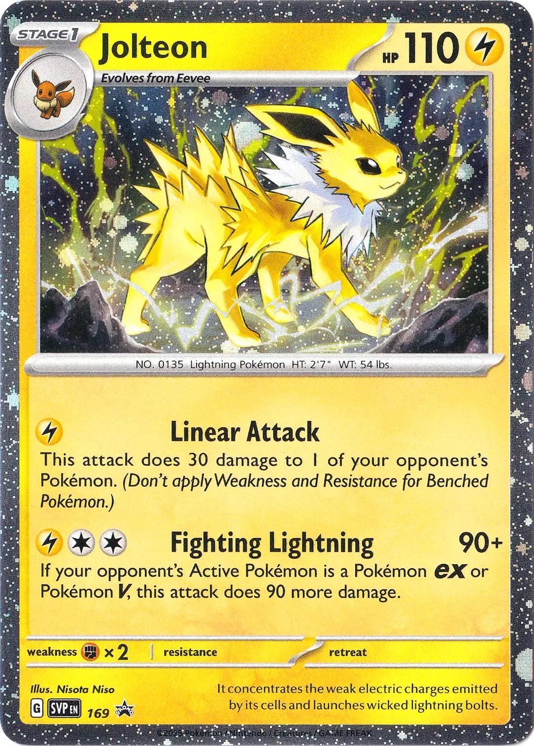 Jolteon (169) (Cosmos Holo) [Scarlet & Violet: Black Star Promos] | Exor Games Summserside