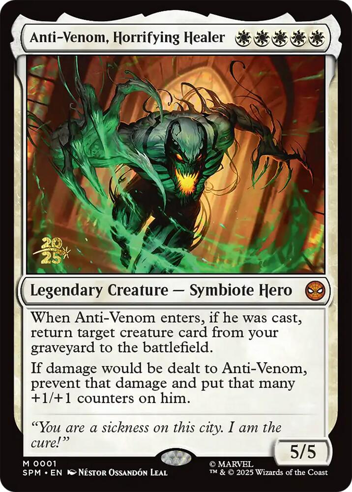 Anti-Venom, Horrifying Healer [Marvel's Spider-Man Prerelease Promos] | Exor Games Summserside