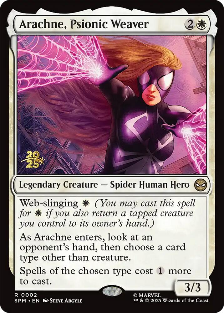 Arachne, Psionic Weaver [Marvel's Spider-Man Prerelease Promos] | Exor Games Summserside