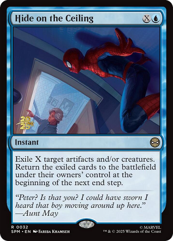 Hide on the Ceiling [Marvel's Spider-Man Prerelease Promos] | Exor Games Summserside