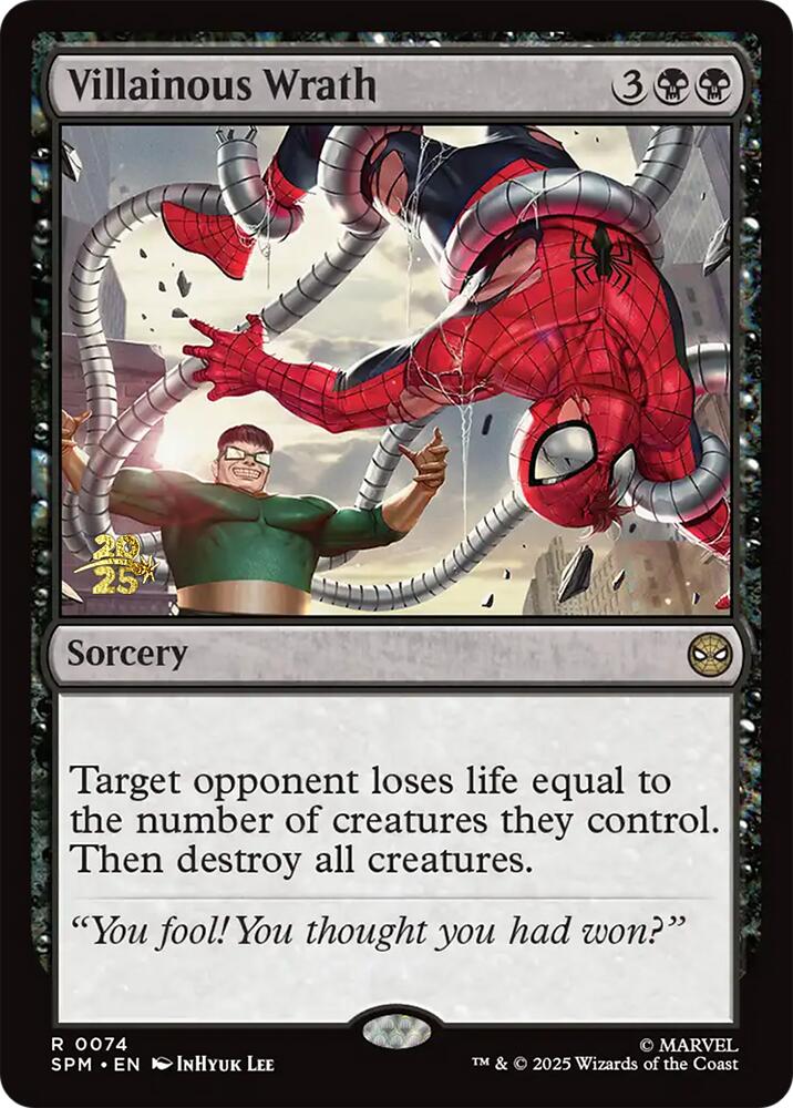 Villainous Wrath [Marvel's Spider-Man Prerelease Promos] | Exor Games Summserside
