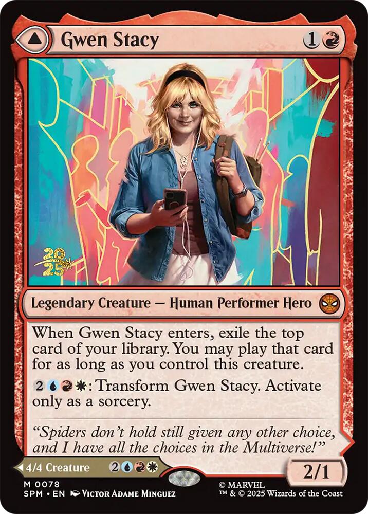 Gwen Stacy // Ghost-Spider [Marvel's Spider-Man Prerelease Promos] | Exor Games Summserside