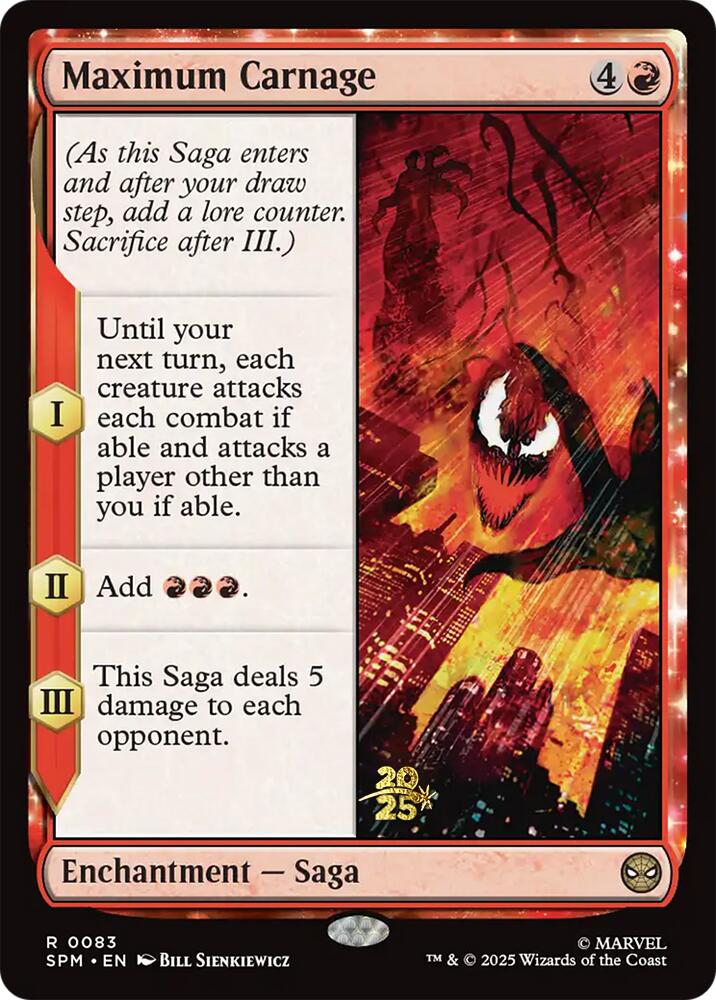 Maximum Carnage [Marvel's Spider-Man Prerelease Promos] | Exor Games Summserside