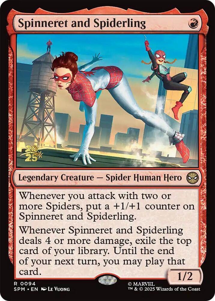 Spinneret and Spiderling [Marvel's Spider-Man Prerelease Promos] | Exor Games Summserside