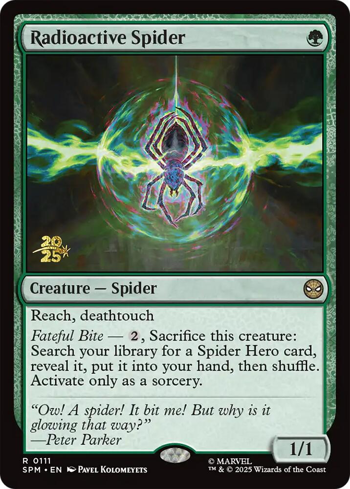 Radioactive Spider [Marvel's Spider-Man Prerelease Promos] | Exor Games Summserside