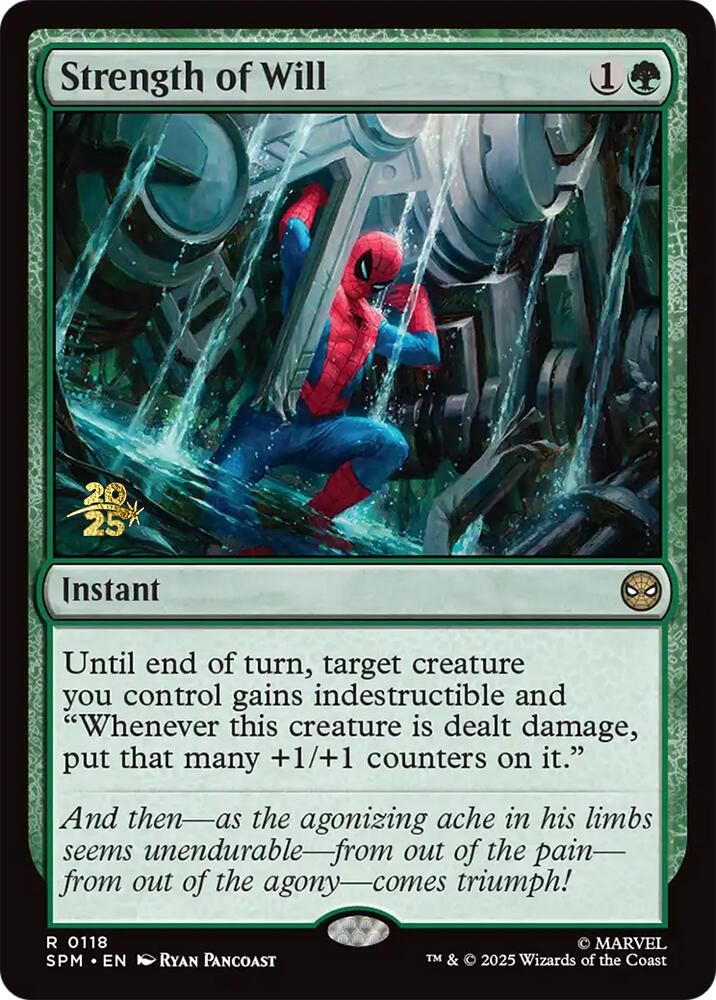 Strength of Will [Marvel's Spider-Man Prerelease Promos] | Exor Games Summserside