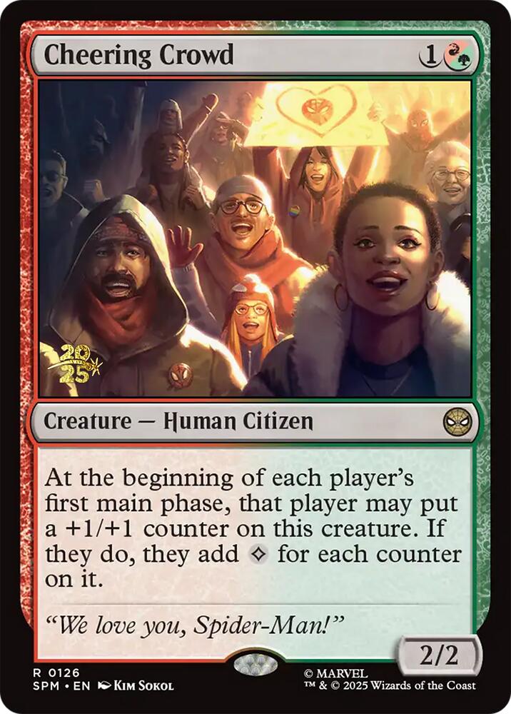 Cheering Crowd [Marvel's Spider-Man Prerelease Promos] | Exor Games Summserside