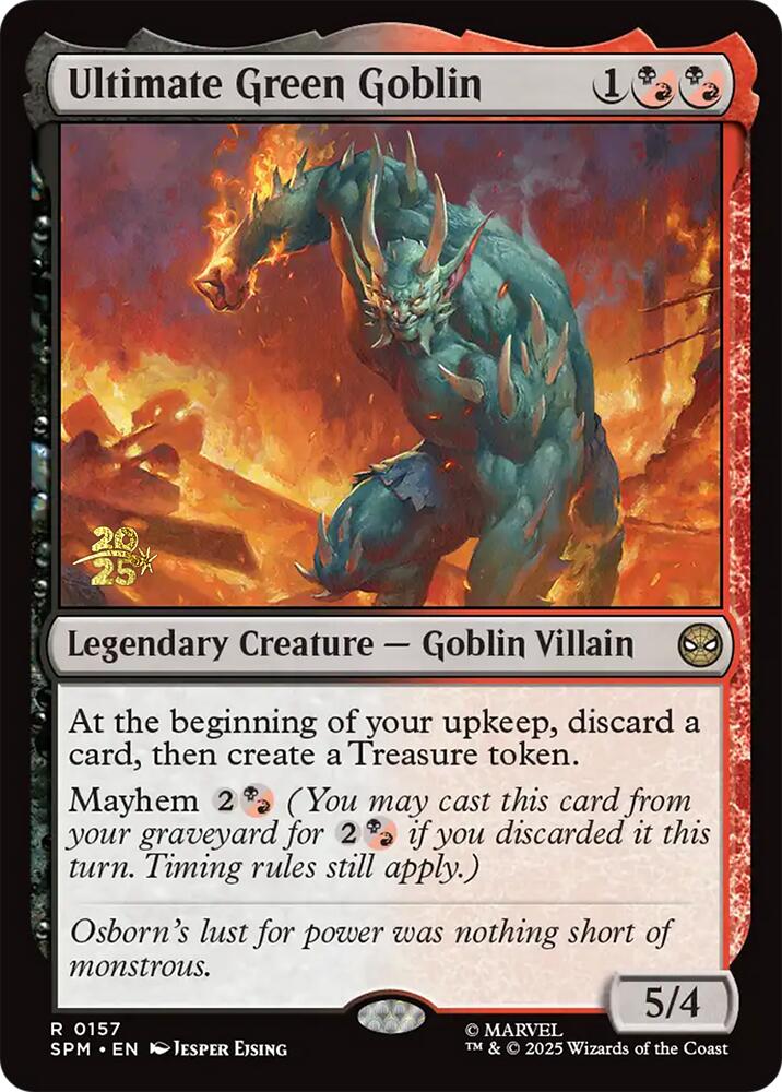Ultimate Green Goblin [Marvel's Spider-Man Prerelease Promos] | Exor Games Summserside