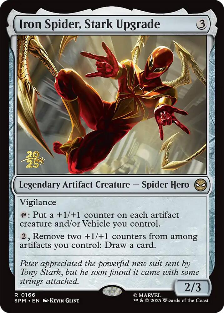 Iron Spider, Stark Upgrade [Marvel's Spider-Man Prerelease Promos] | Exor Games Summserside